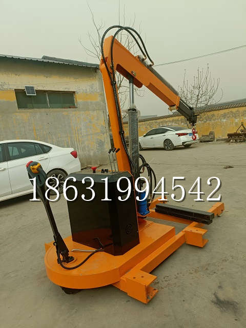 武乡县自卸车厢随车吊 自制轮式四不像起重机 四驱平板吊 5吨 贵盛